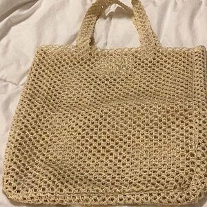 Jean Paul Gaultier Beige with gold Tote New